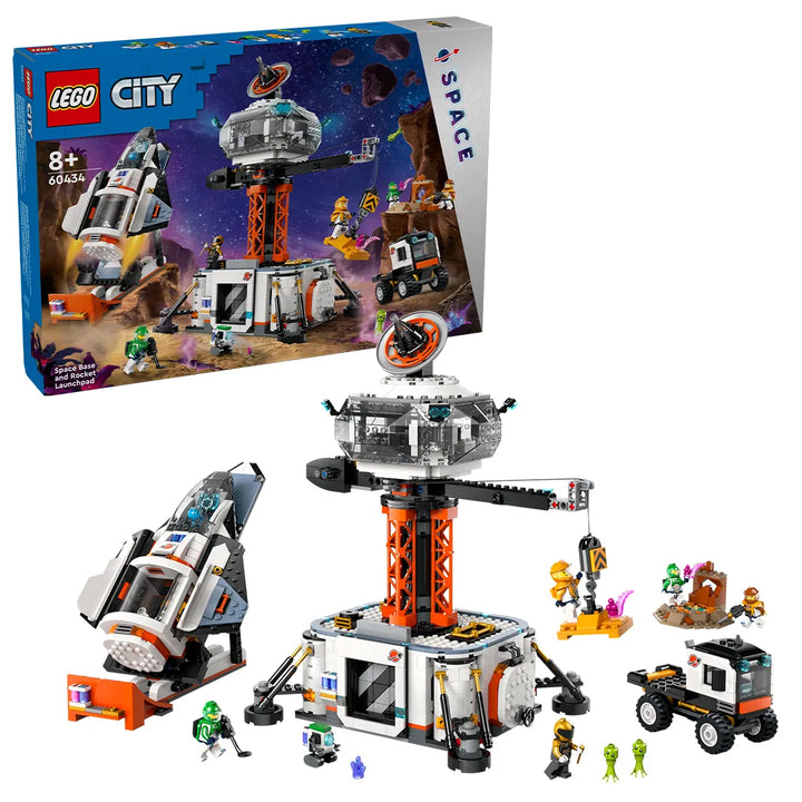 Lego 60434 Space Base and Rocket Launchpad space base and rocket launch pad