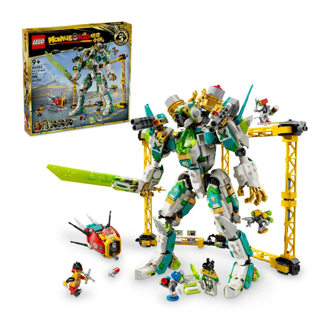 Lego 80053 Mei's Dragon Mech Long Xiaojiao White Dragon Fighting Mech