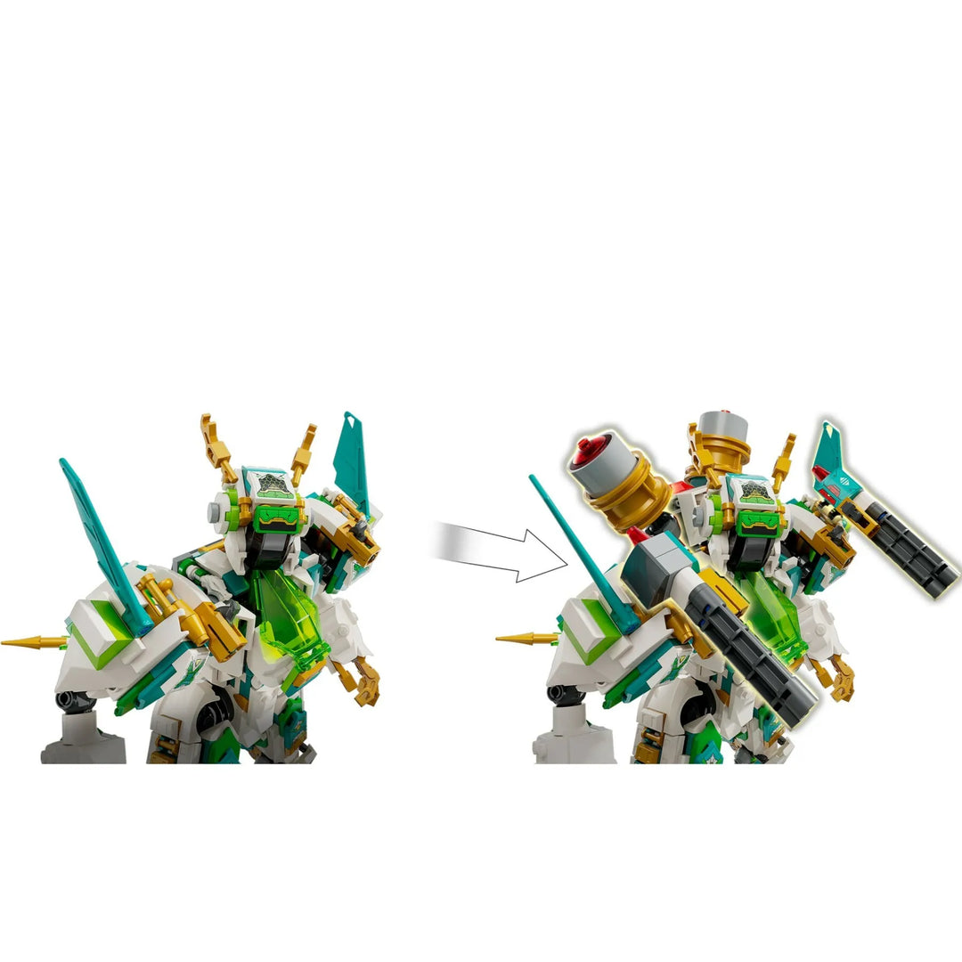 Lego 80053 Mei's Dragon Mech Long Xiaojiao White Dragon Fighting Mech