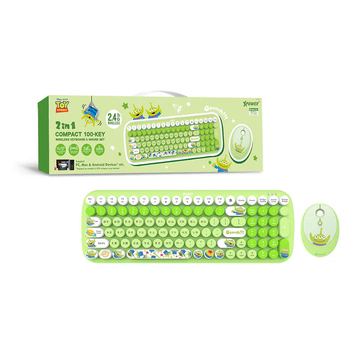 XPower x 三眼仔系列 KB7 2合1無線鍵盤滑鼠套裝【香港行貨】