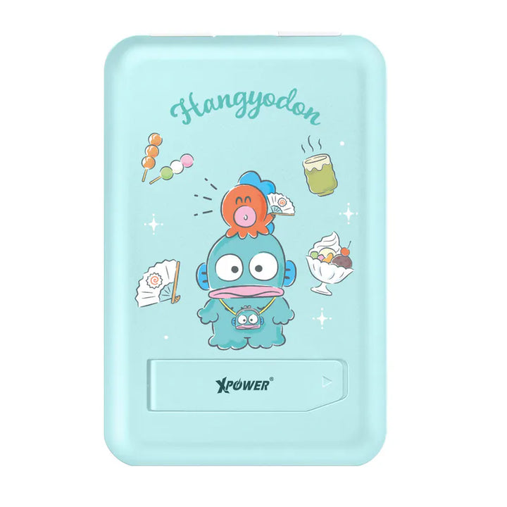XPower x Sanrio Hangyodon M10C+ 6合1 10000mAh 多功能迷你20W PD3.0+ 磁吸無線快充移動電源【香港行貨】
