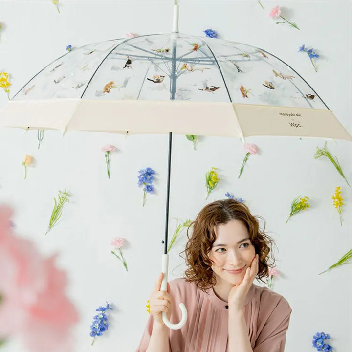 Wpc. 貪吃貓咪塑料長雨傘/直遮|masayuki oki × wpc.