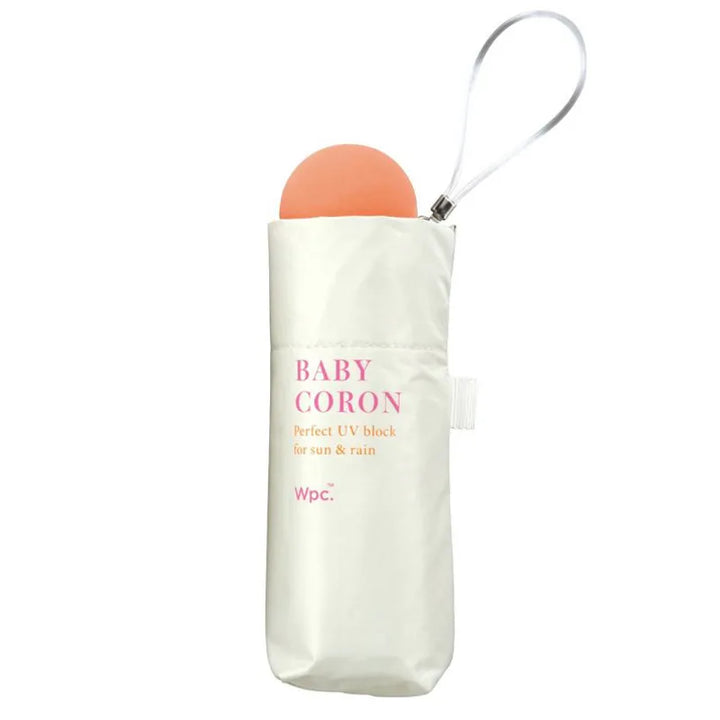 Wpc. Baby Coron Cologne迷你防UV遮陽摺雨傘/縮骨遮 (米白色)