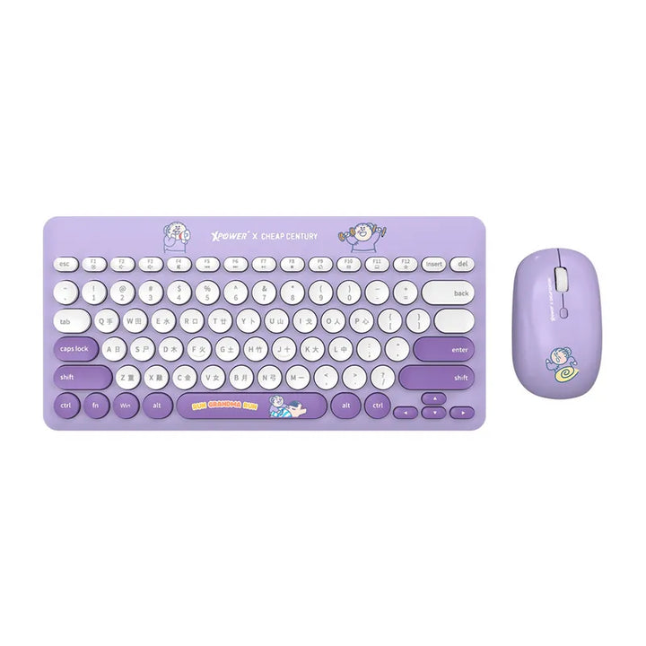 XPower x 阿婆 無線鍵盤滑鼠套裝 (KB6)【香港行貨】
