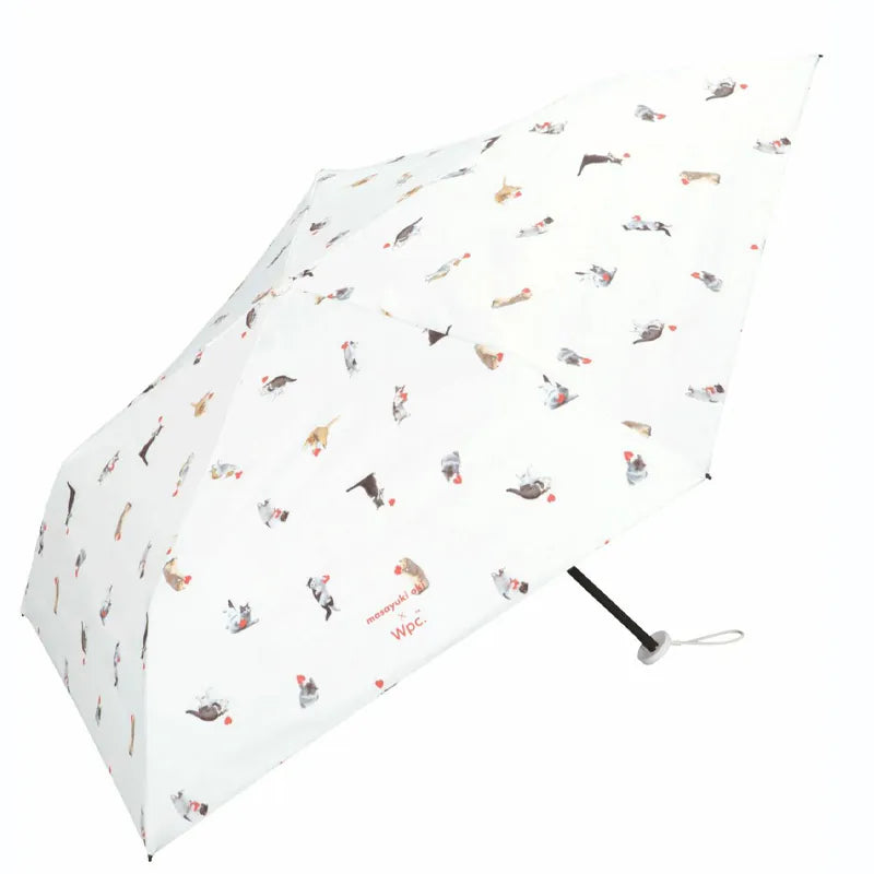Wpc. 貓咪隔熱防UV 125g 輕量遮陽傘/摺曡傘/縮骨遮/短遮