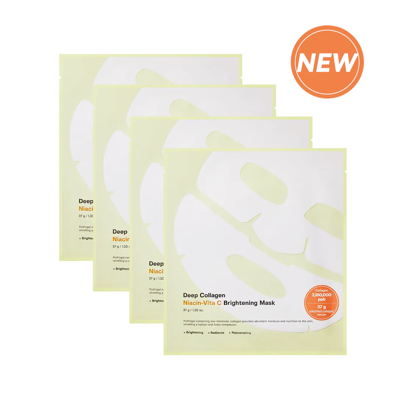 SUNGBOON EDITOR Deep Collagen Niacin Vita C Brightening Mask 深層膠原蛋白維他命C亮白面膜 (4片裝)【平行進口】