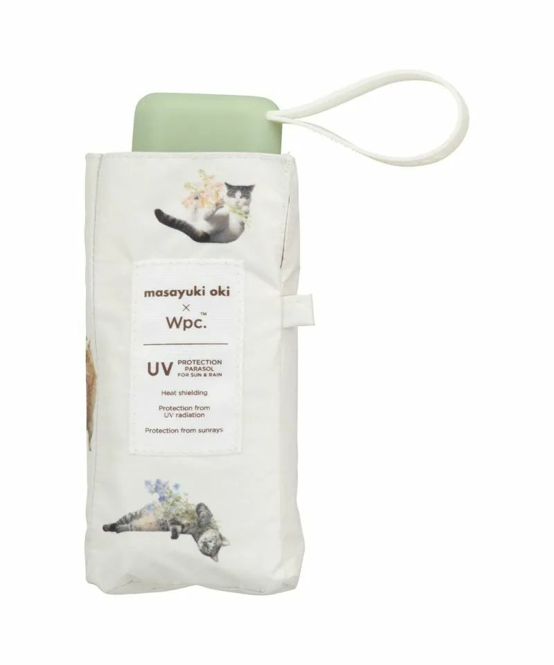 Wpc.花店/貪吃貓咪隔熱防UV遮陽傘/摺曡傘/縮骨遮/短遮【masayuki oki 】