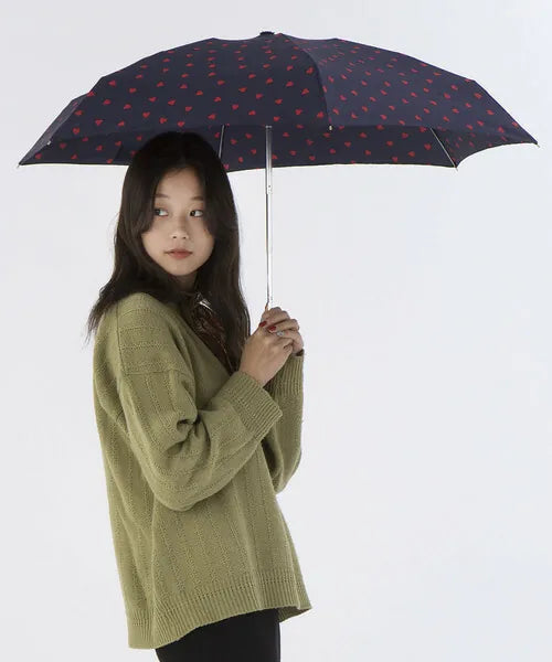 Wpc. Jaggy Heart Mini Umbrella 迷你五摺雨傘/縮骨遮
