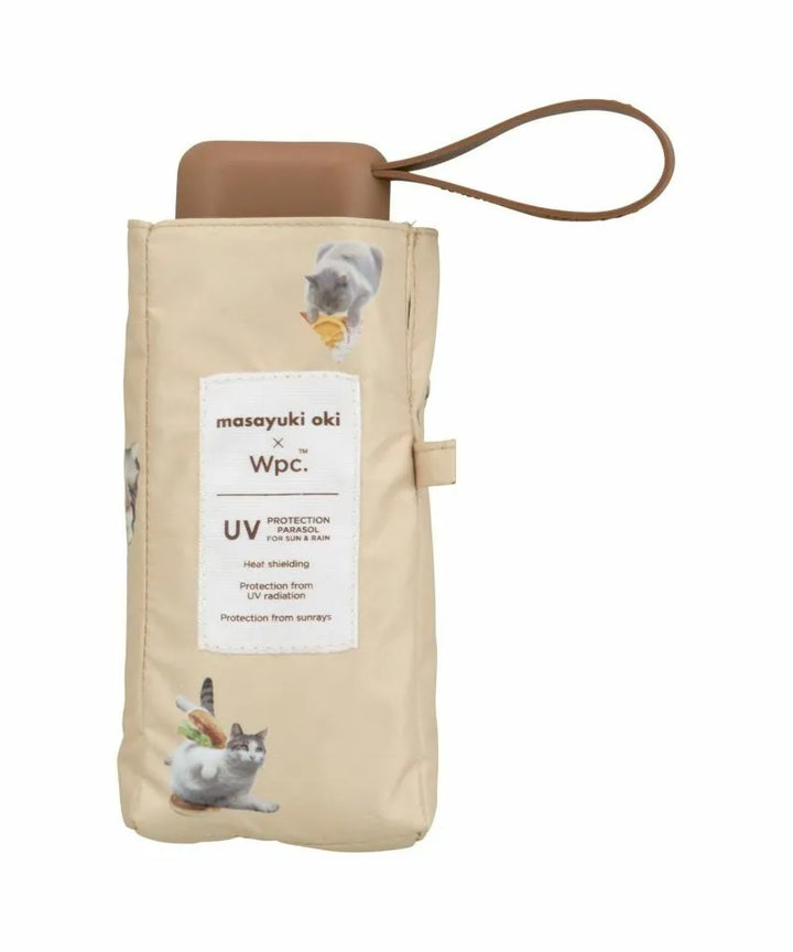 Wpc.花店/貪吃貓咪隔熱防UV遮陽傘/摺曡傘/縮骨遮/短遮【masayuki oki 】
