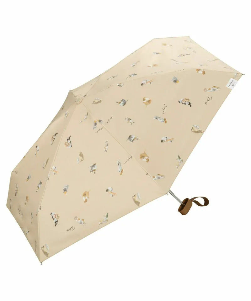 Wpc.花店/貪吃貓咪隔熱防UV遮陽傘/摺曡傘/縮骨遮/短遮【masayuki oki 】