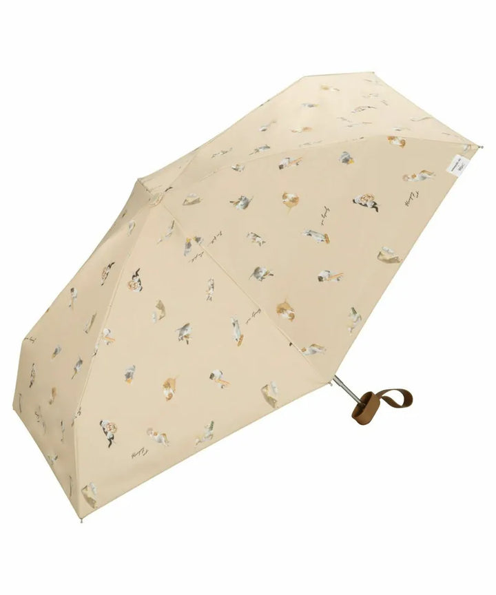 Wpc.花店/貪吃貓咪隔熱防UV遮陽傘/摺曡傘/縮骨遮/短遮【masayuki oki 】