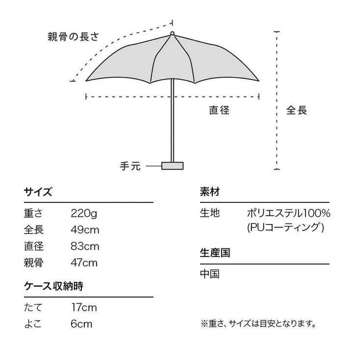 Wpc. 飛行犬隔熱防UV遮陽傘/摺雨傘/短遮/縮骨遮【Hikouken】