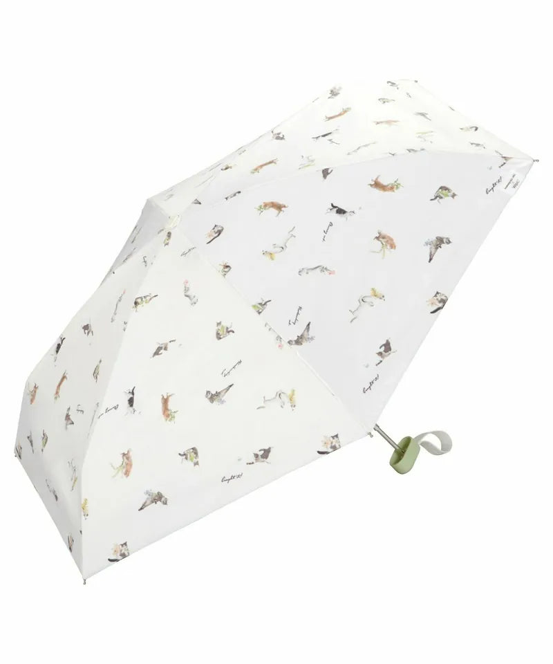 Wpc.花店/貪吃貓咪隔熱防UV遮陽傘/摺曡傘/縮骨遮/短遮【masayuki oki 】