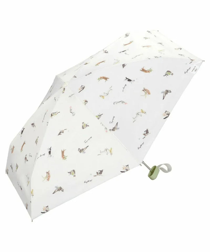 Wpc.花店/貪吃貓咪隔熱防UV遮陽傘/摺曡傘/縮骨遮/短遮【masayuki oki 】