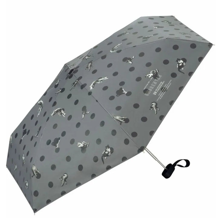 Wpc. 波點貓咪隔熱防UV 125g 輕量遮陽傘/摺曡傘/縮骨遮/短遮