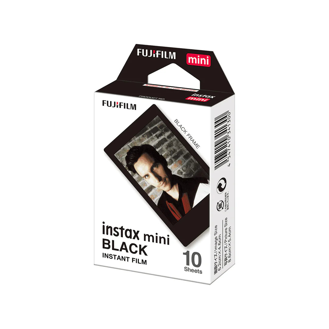 【現貨】Fujifilm Instax Mini 富士即影即有菲林相紙 10 張 黑邊 (Black)