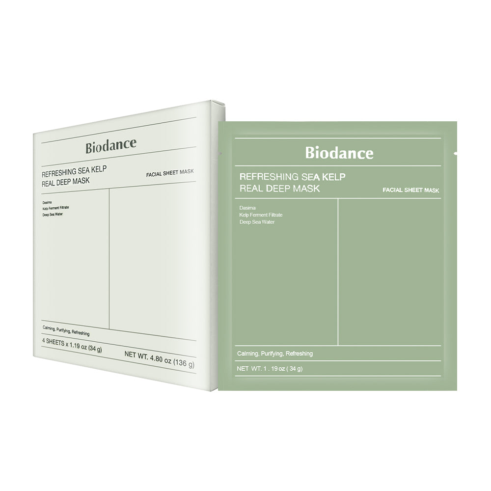 Biodance Refreshing Sea Kelp Real Deep Mask 清爽海帶真深層面膜【平行進口】