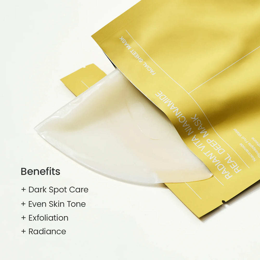 Biodance Radiant Vita Niacinamide Real Deep Mask Radiant Vita 菸鹼醯胺深層面膜【平行進口】