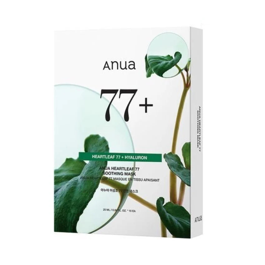Anua "10ea" 77%魚腥草舒緩面膜【平行進口】