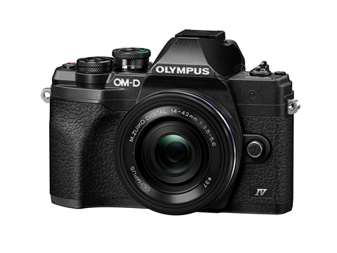 Olympus 奧林巴斯 OM-D E-M10 Mark IV 黑色 相機(連14 - 42mm EZ Kit 鏡頭套裝)(送SD卡)【平行進口】
