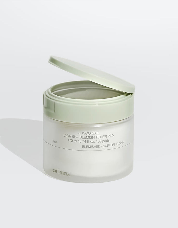 Celimax Jiwoogae Cica BHA Blemish Toner Pad 祛痘爽膚棉 60pads【平行進口】