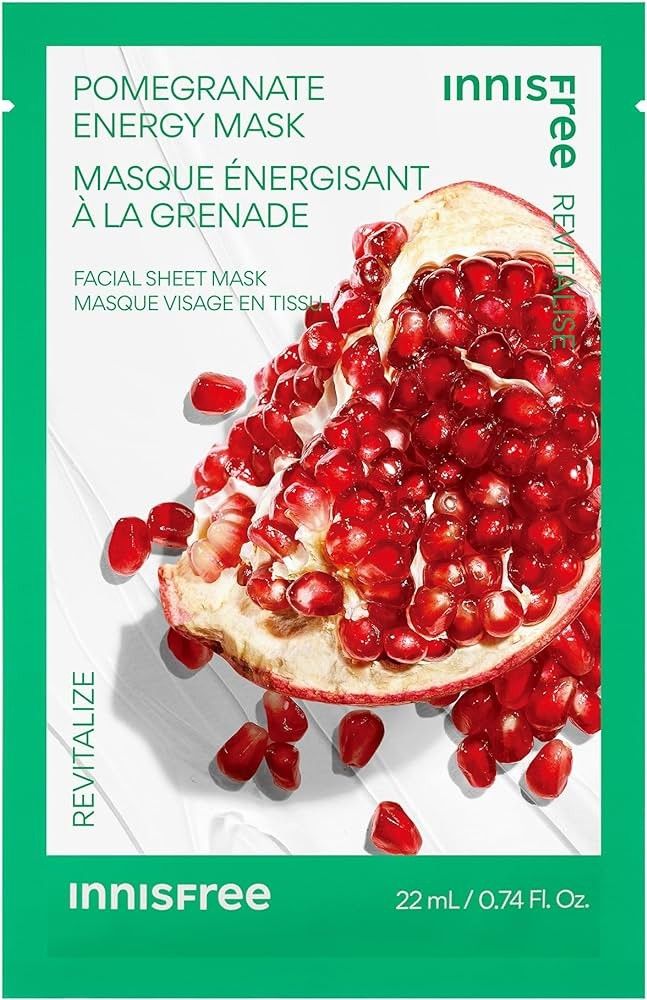 Innisfree 石榴能量面膜 10片裝【平行進口】
