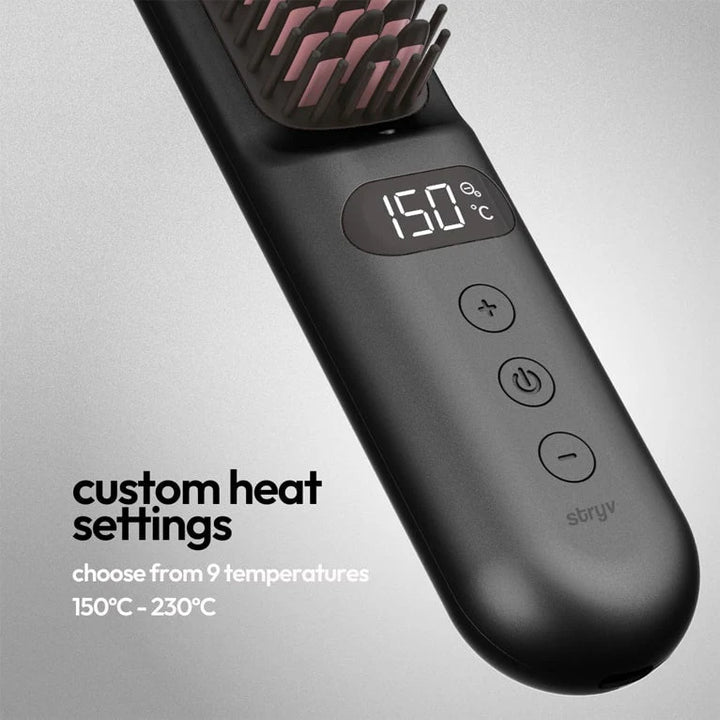 Stryv MiniStyler 迷你無線負離子造型梳 | 捲髮梳 | 直髮梳【原裝行貨】