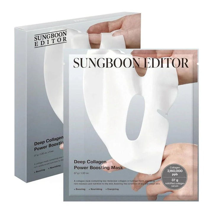 SUNGBOON EDITOR Deep Collagen Power Boosting Mask 深層膠原蛋白抗皺提拉面膜 (4片裝)【平行進口】過夜面膜