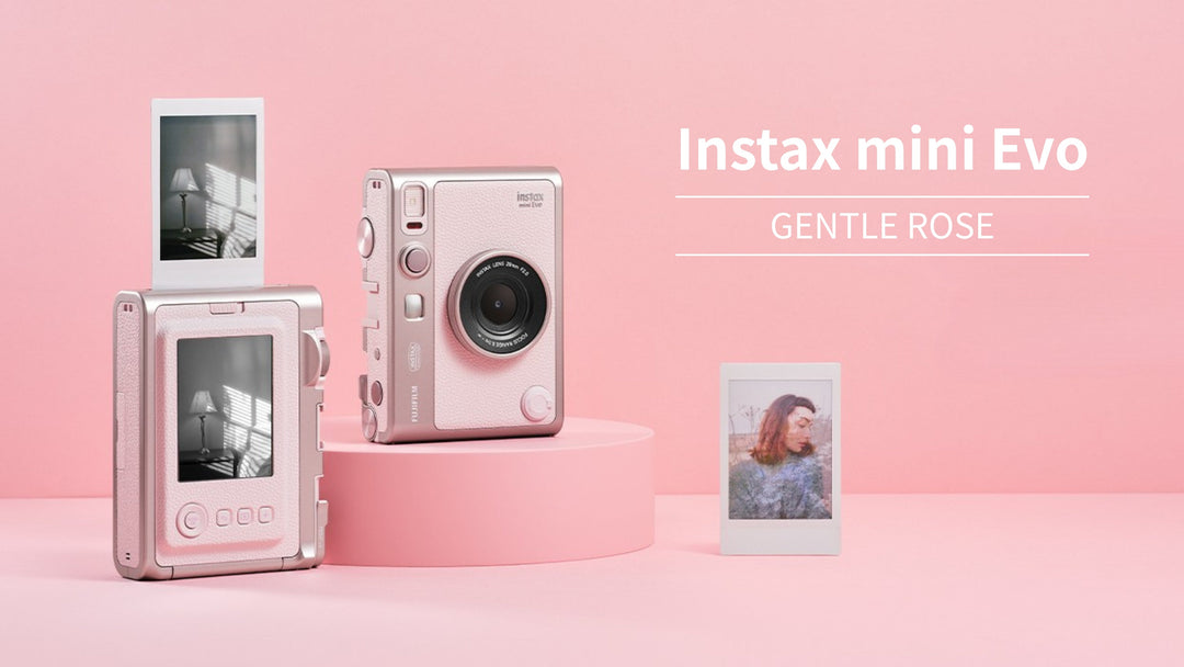 全新推出「柔粉玫瑰」🥳 Instax Mini Evo 「 GENTLE ROSE 」 ！全新登場！【規格/功能/操作】
