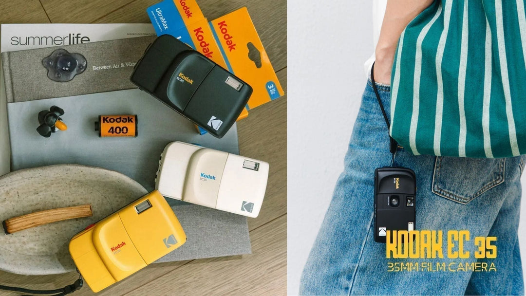 防誤觸滑蓋！KODAK 柯達 EC35 全新底片菲林相機！口袋機 平價抵玩！