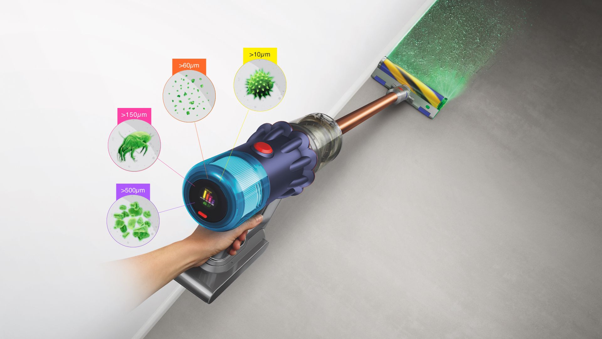 Dyson V12 Detect Slim Fluffy Plus Smart Lightweight Cordless