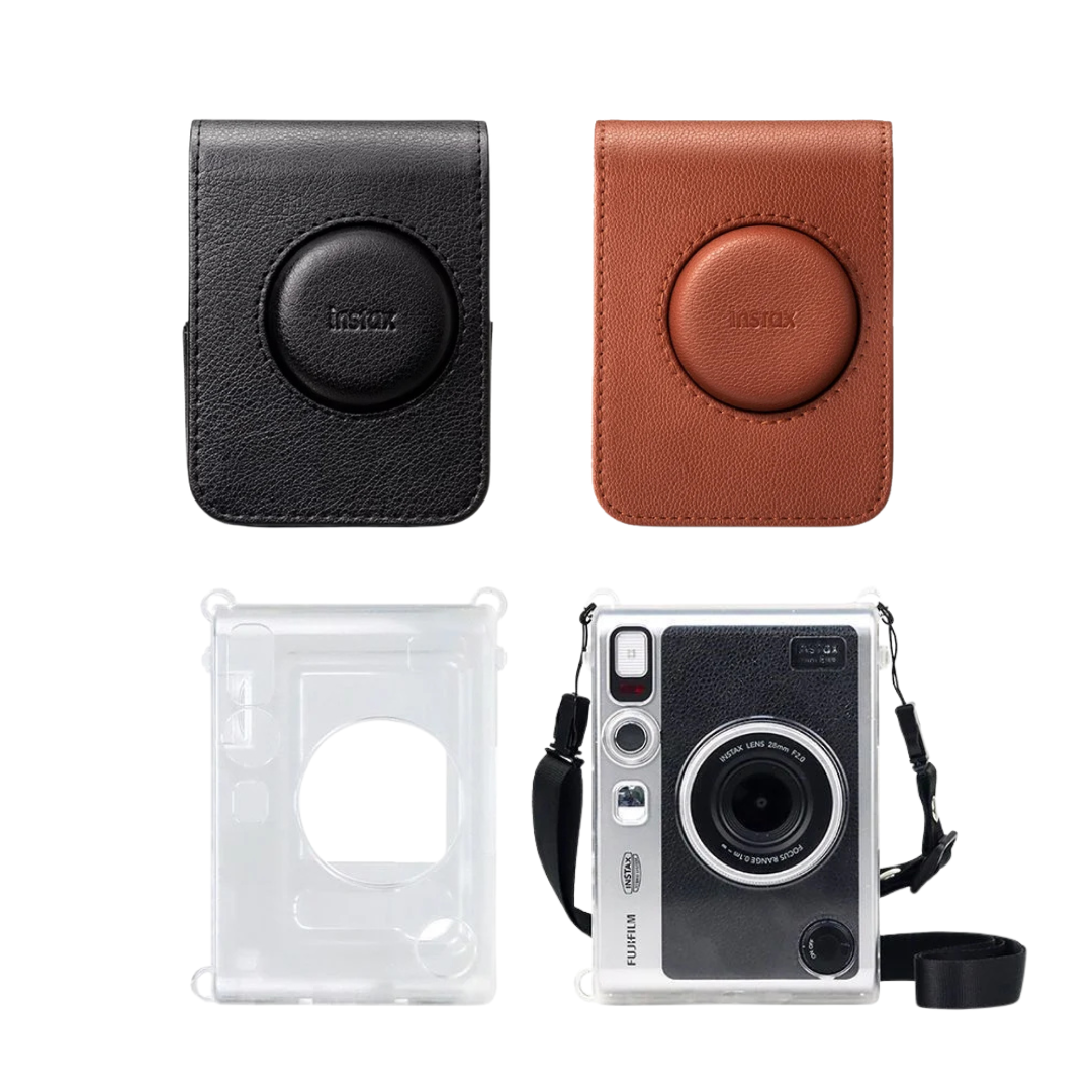FUJIFILM 富士instax mini EVO 原裝相機袋, 透明外殼相機保護殼