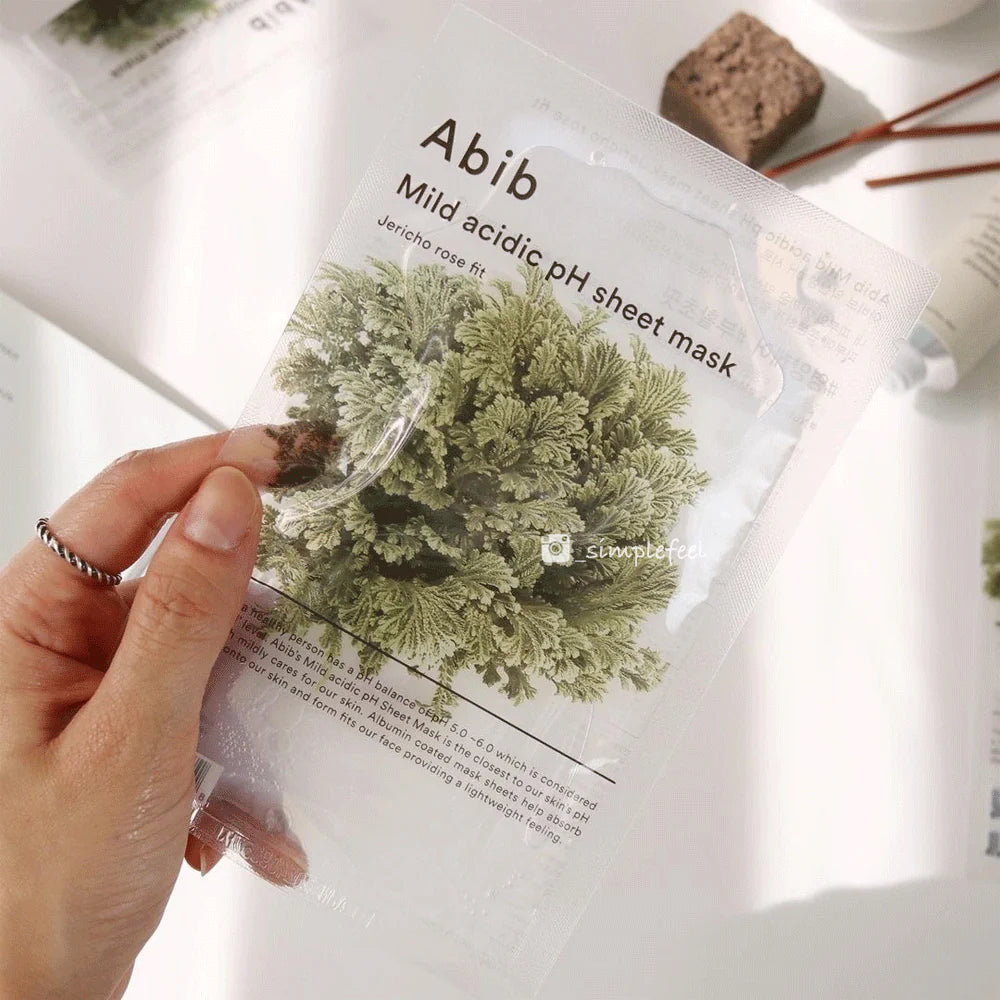 Abib 弱酸性復活草面膜 1盒 (10片)【平行進口】