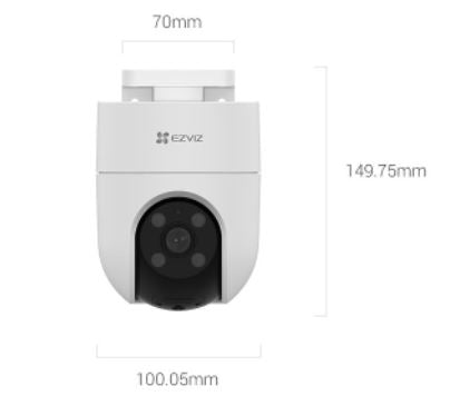 EZVIZ H8C 袖珍戶外360°雲台版網絡攝錄機【香港行貨】