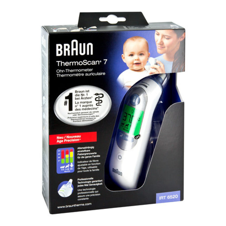 Braun ThermoScan 7 紅外線耳溫槍IRT-6520【平行進口】 