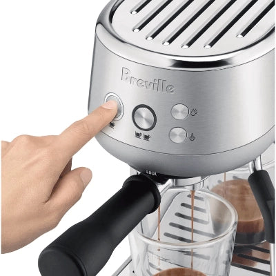 Breville BES450BSS 迷你意式半自動咖啡機 不銹鋼色【香港行貨】