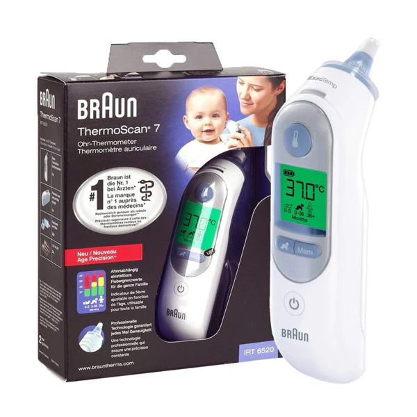 Braun ThermoScan 7 紅外線耳溫槍IRT-6520【平行進口】 - eDigiBuy
