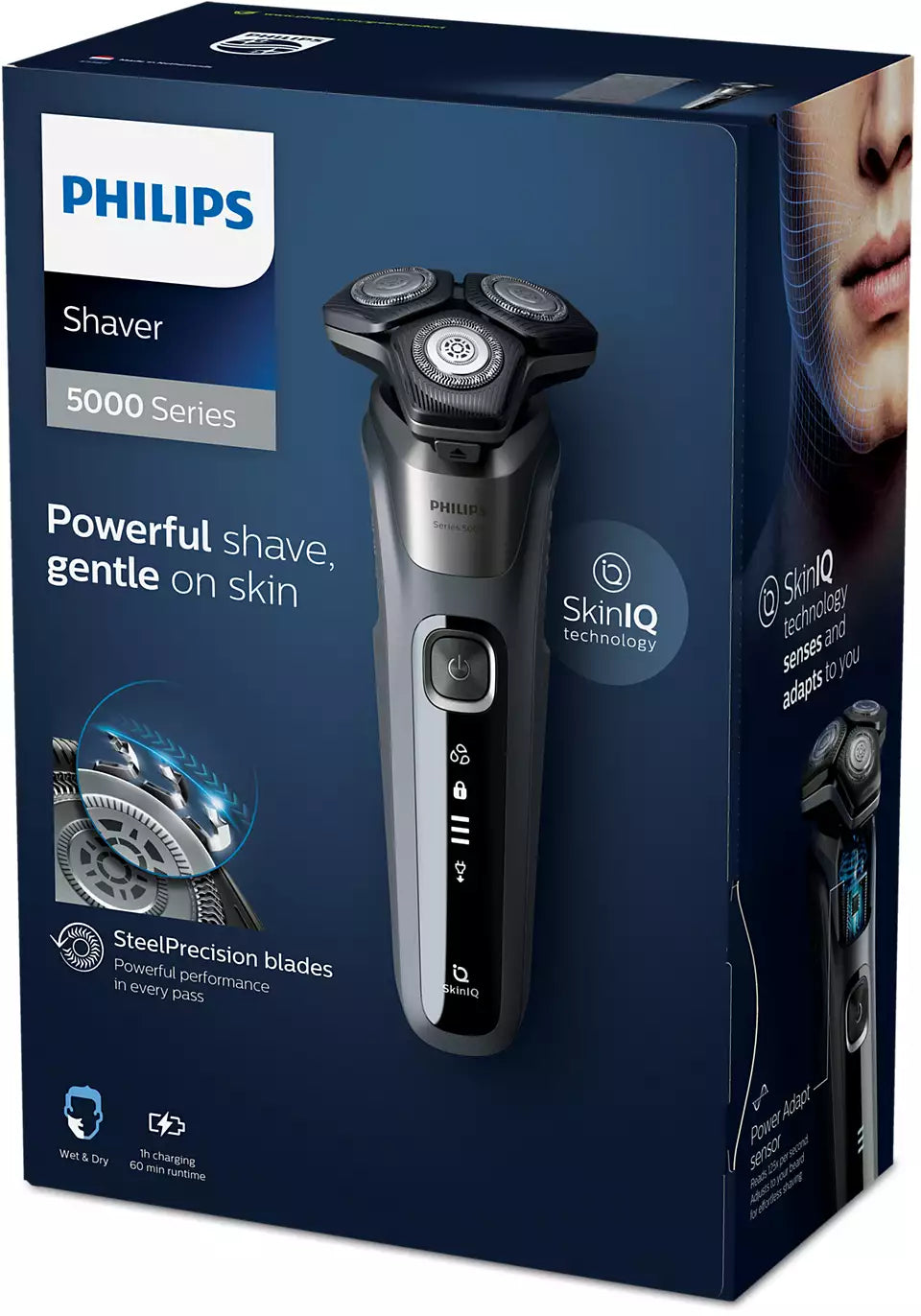 Philips Shaver Series 5000 S5587/10 乾濕兩用電動剃鬚刨【香港行貨】 - eDigiBuy