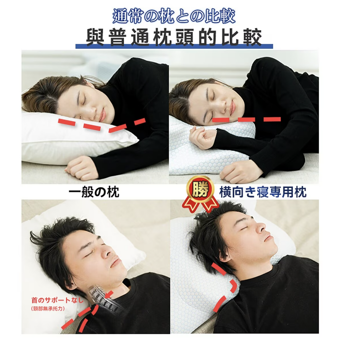 DEAR.MIN 升級速眠止鼾枕 止鼻鼾枕頭 極速眠貼合護頸止鼾枕【香港行貨】