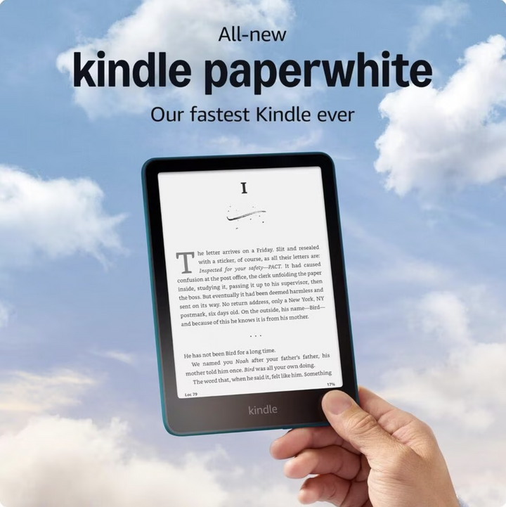 Kindle Paperwhite【2024第12代】(16GB無廣告版)Wi-Fi電子書閱讀器【平行進口】