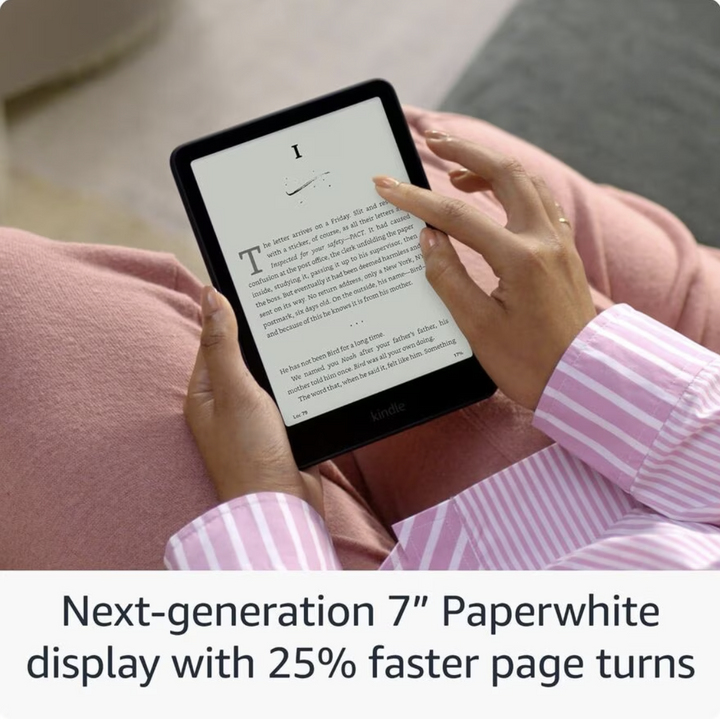 Kindle Paperwhite【2024第12代】(16GB無廣告版)Wi-Fi電子書閱讀器【平行進口】