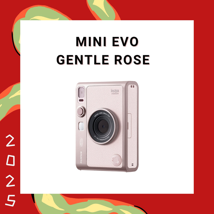 [預售] Fujifilm Instax Mini Evo Gentle Rose 柔粉玫瑰 兩用即影即有相機 (Type-C)【平行進口】