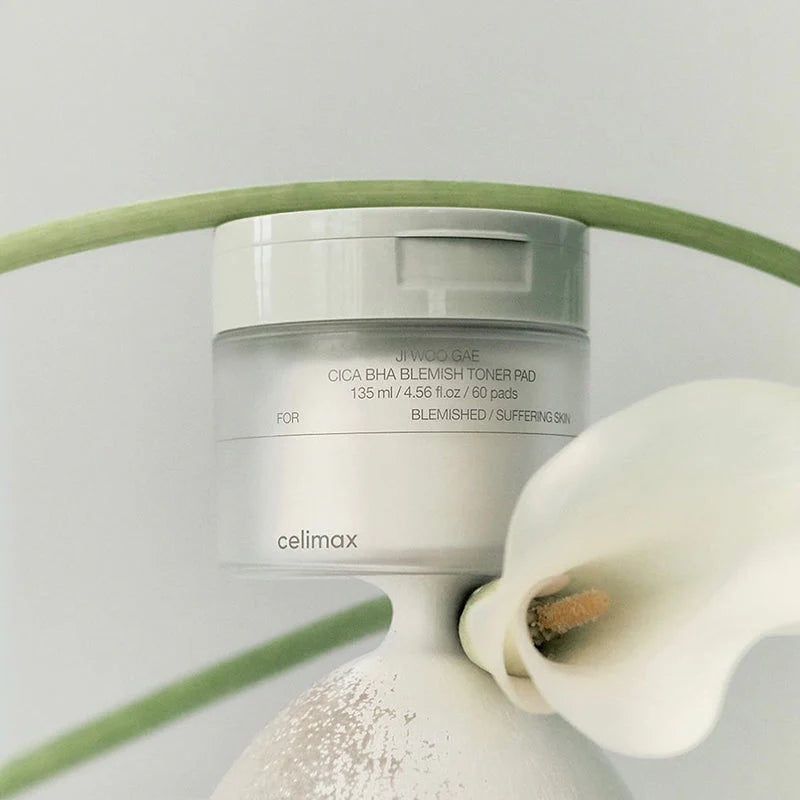 Celimax Jiwoogae Cica BHA Blemish Toner Pad 祛痘爽膚棉 60pads【平行進口】