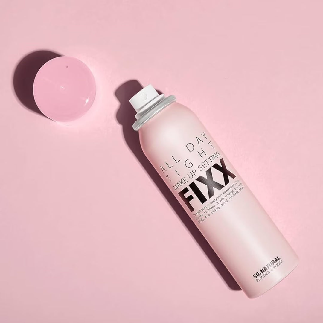 So Natural | "100ml" 2025新裝 FIXX 長效保濕控油定妝噴霧 (No Gas Mist Type) All Day Tight Make Up Setting【平行進口】