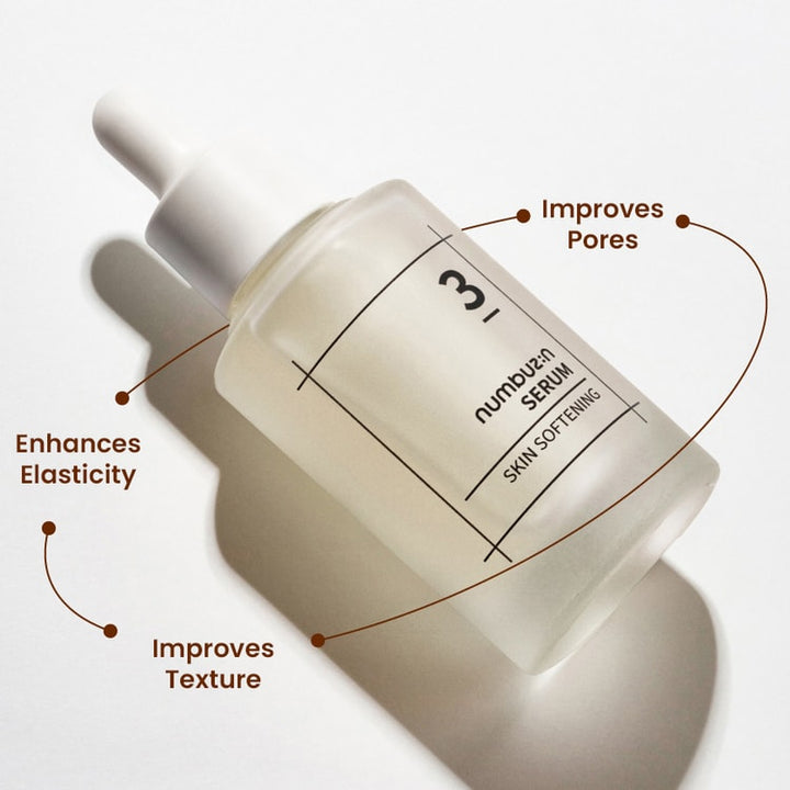 Numbuzin No.3 柔滑嫩膚收毛孔神仙精華 (50ml) Skin Softening Serum【平行進口】