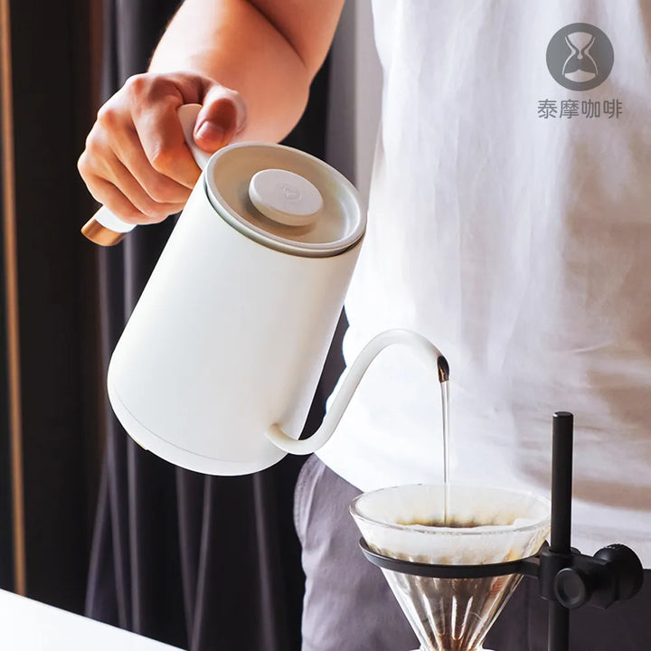 Timemore 泰摩咖啡 魚Smart電子溫控細咀咖啡手沖壺 600ml【香港行貨】