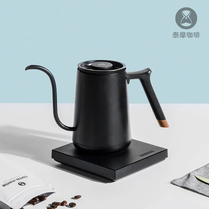 Timemore 泰摩咖啡 魚Smart電子溫控細咀咖啡手沖壺 600ml【香港行貨】