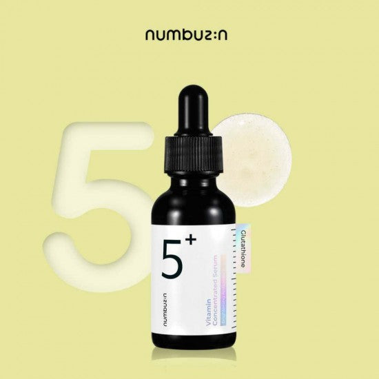 Numbuzin No.5+ 穀胱甘肽C瑕疵橡皮擦安瓶 維他命濃縮精華 (30ml) No.5+ Glutathione Vitamin Concentrated Serum【平行進口】