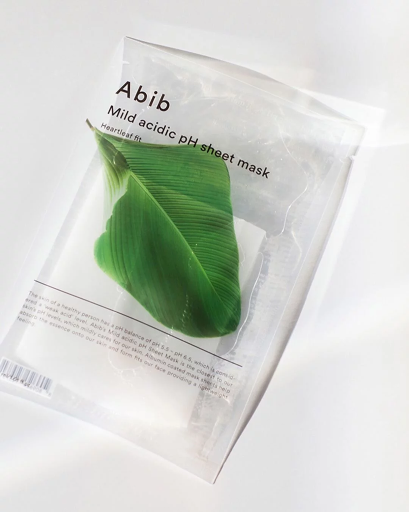 Abib 韓國 弱酸性魚腥草面膜 1盒 (10片)【平行進口】