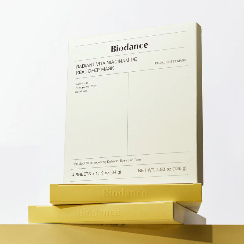 Biodance Radiant Vita Niacinamide Real Deep Mask Radiant Vita 菸鹼醯胺深層面膜【平行進口】